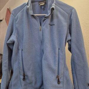 Patagonia Women's Light Blue Fleece Jacket